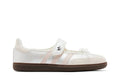Tênis Adidas Samba Jane Chalk White Wonder Quartz Branco vista lateral