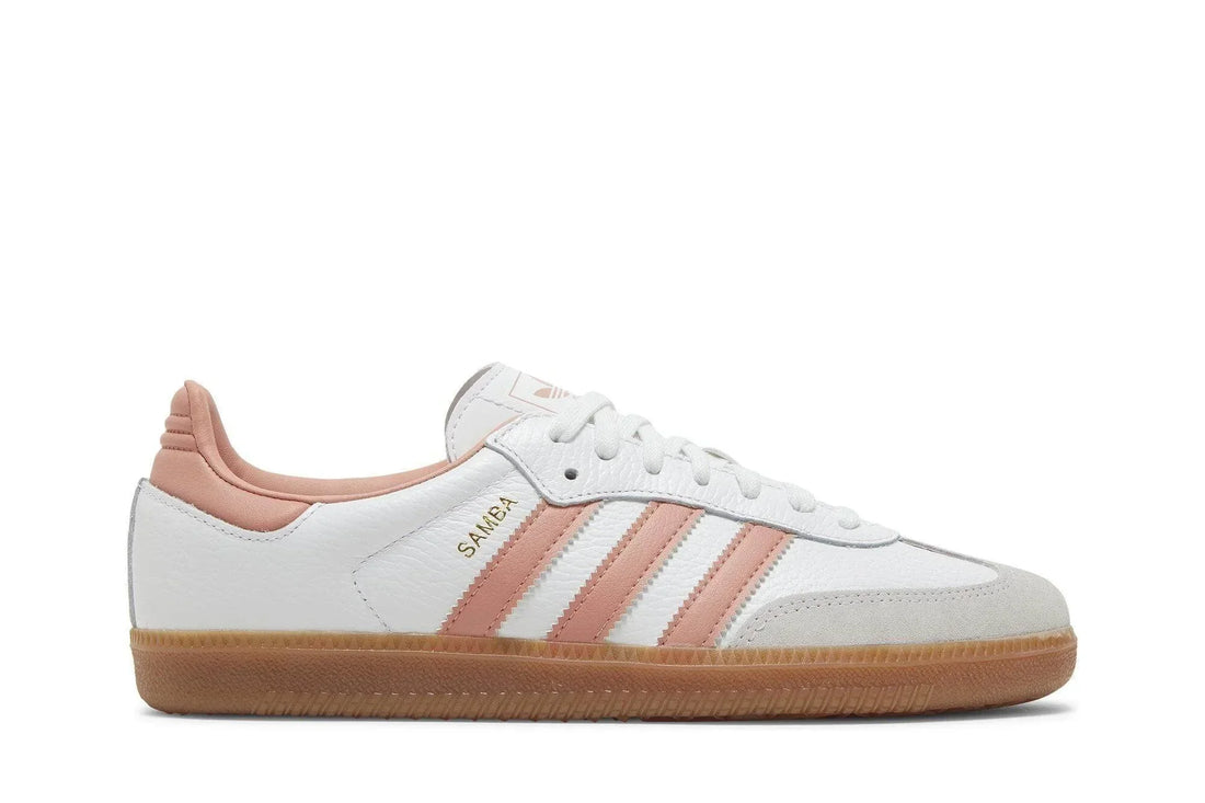 Tênis Adidas Samba Wonder Clay Branco vista lateral