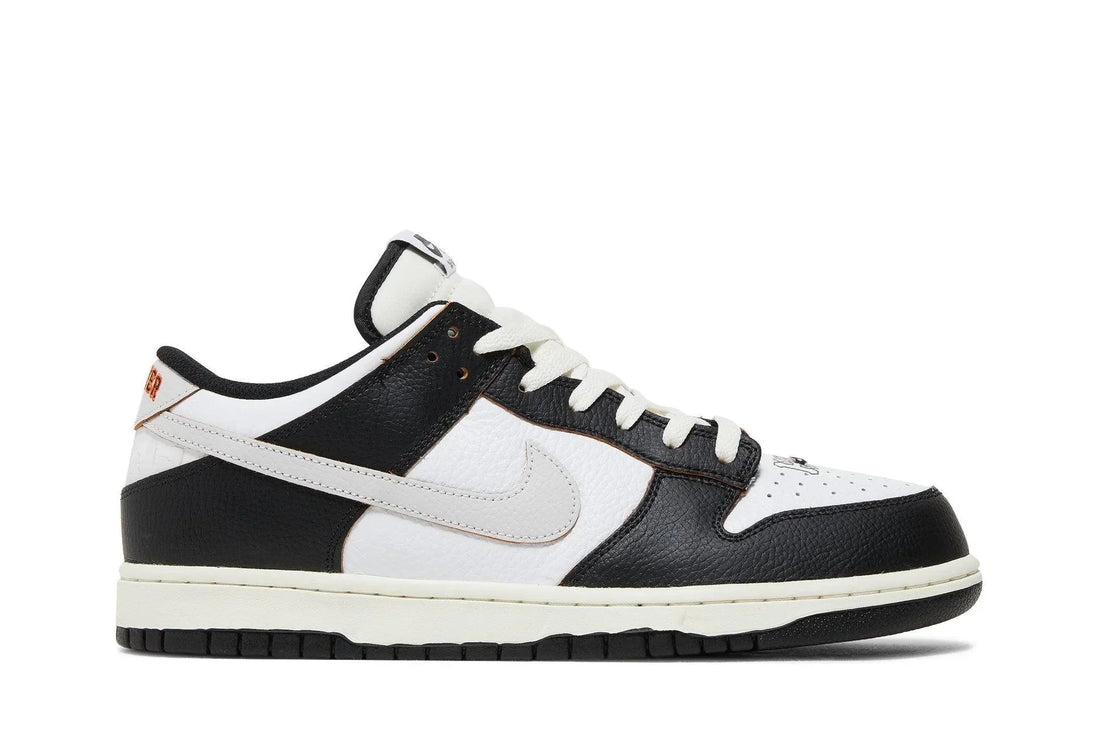 Tênis HUF x Nike SB Dunk Low San Francisco Preto vista lateral