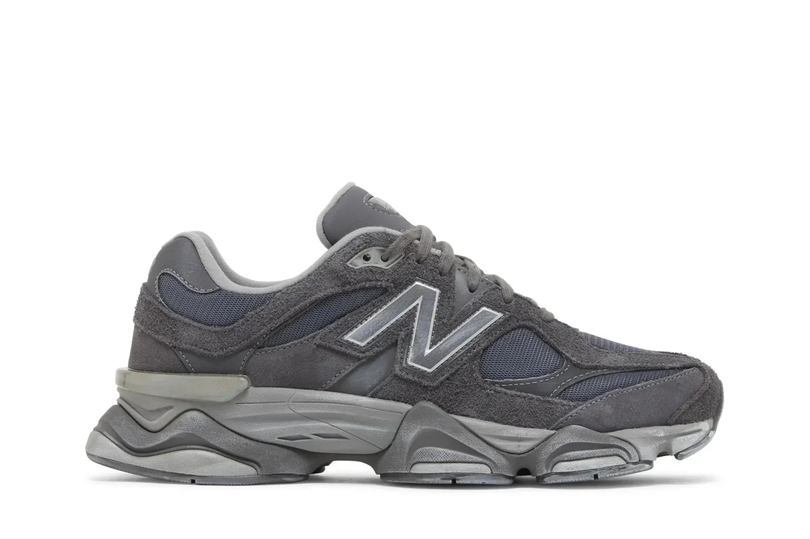 Tênis New Balance 9060 Magnet Cinza vista lateral