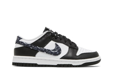 Tênis Nike Dunk Low Black Paisley Preto vista lateral
