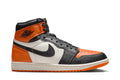 Tênis Air Jordan 1 High OG Shattered Backboard Laranja vista lateral