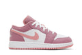 Tênis Air Jordan 1 Low GS Desert Berry Rosa vista superior