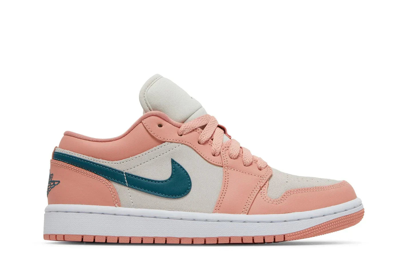 Tênis Air Jordan 1 Low Light Madder Root Rosa vista superior