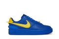 Tênis Ambush x Nike Air Force 1 Low Game Royal and Vivid Sulphur Azul vista superior