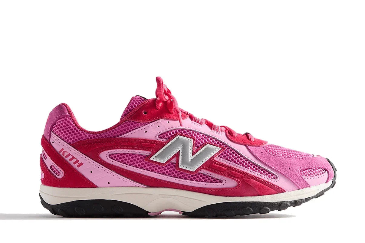 Tênis New Balance 204L Kith Pink Rosa vista superior
