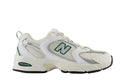 Tênis New Balance 530 Sea Salt White Marsh Green Branco vista lateral