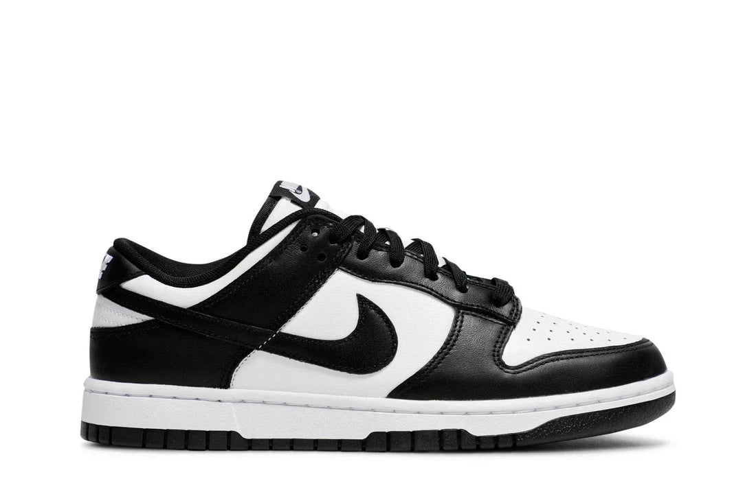 Tênis Nike Dunk Low Black OG Panda Preto vista lateral