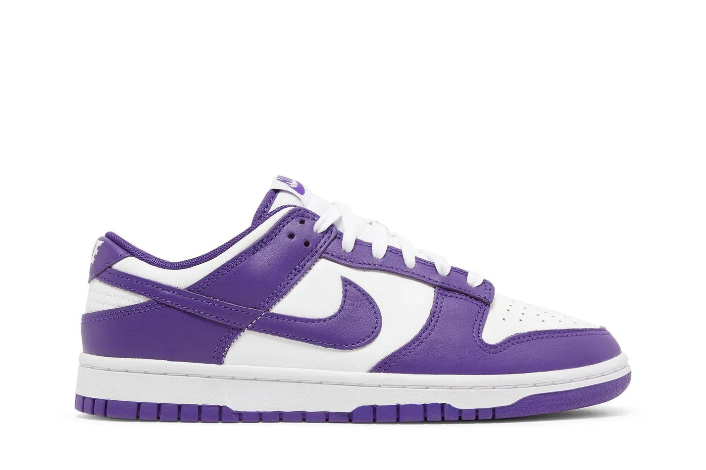 Tênis Nike Dunk Low Championship Court Purple Roxo vista superior