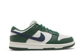 Tênis Nike Dunk Low Gorge Green Midnight Navy Verde vista traseira