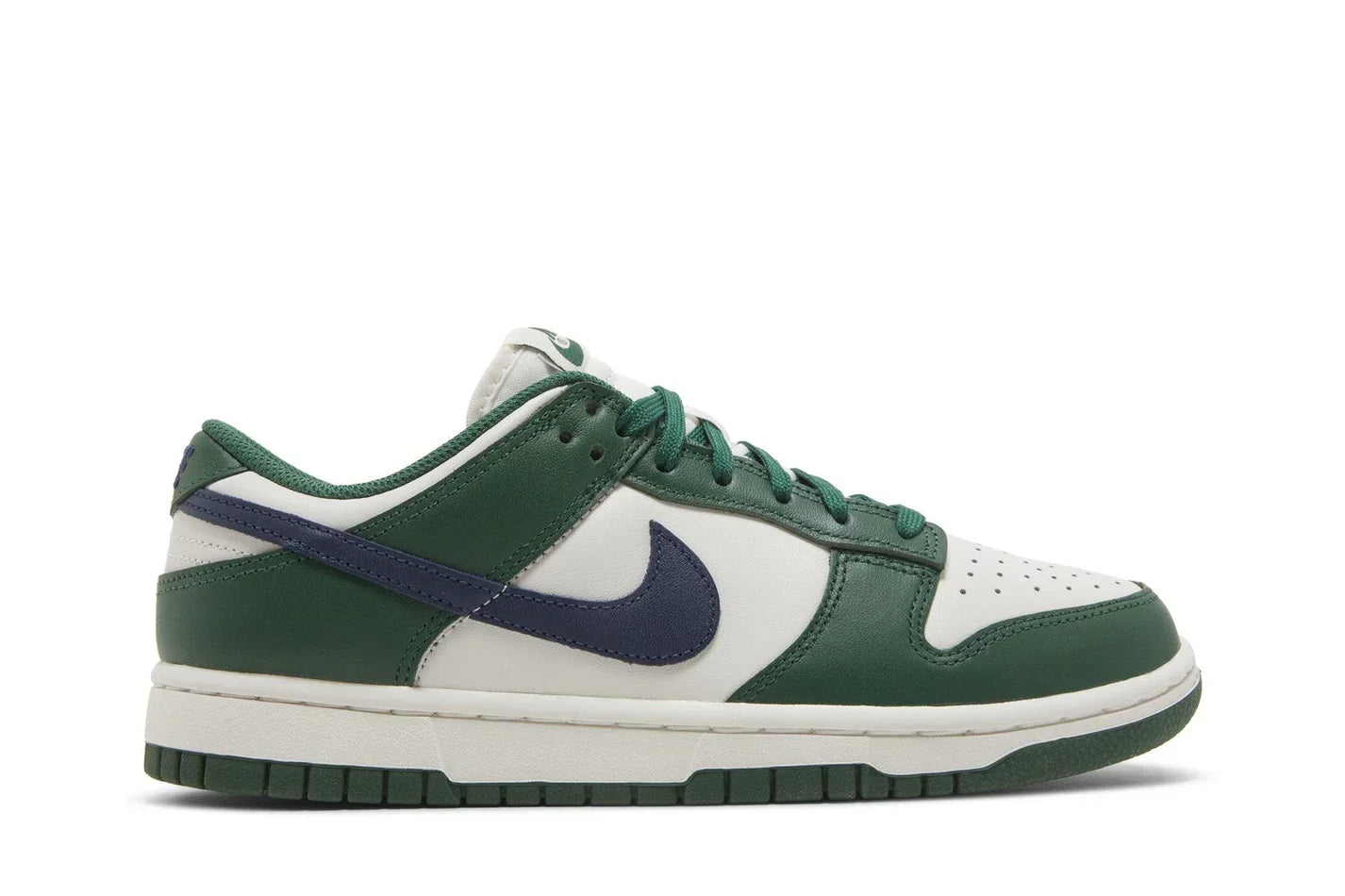 Tênis Nike Dunk Low Gorge Green Midnight Navy Verde vista traseira