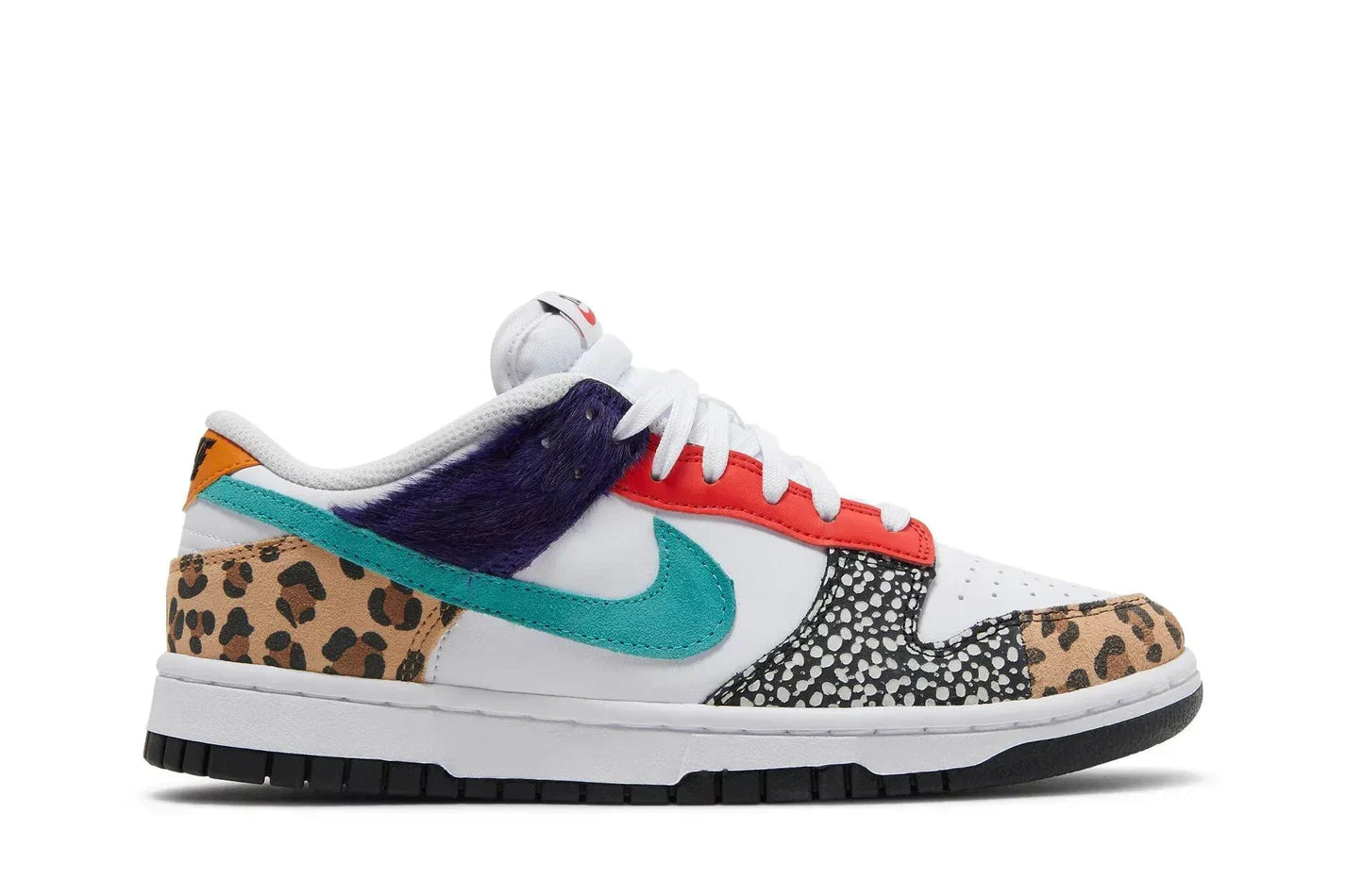 Tênis Nike Dunk Low SE Animal Colorido vista superior