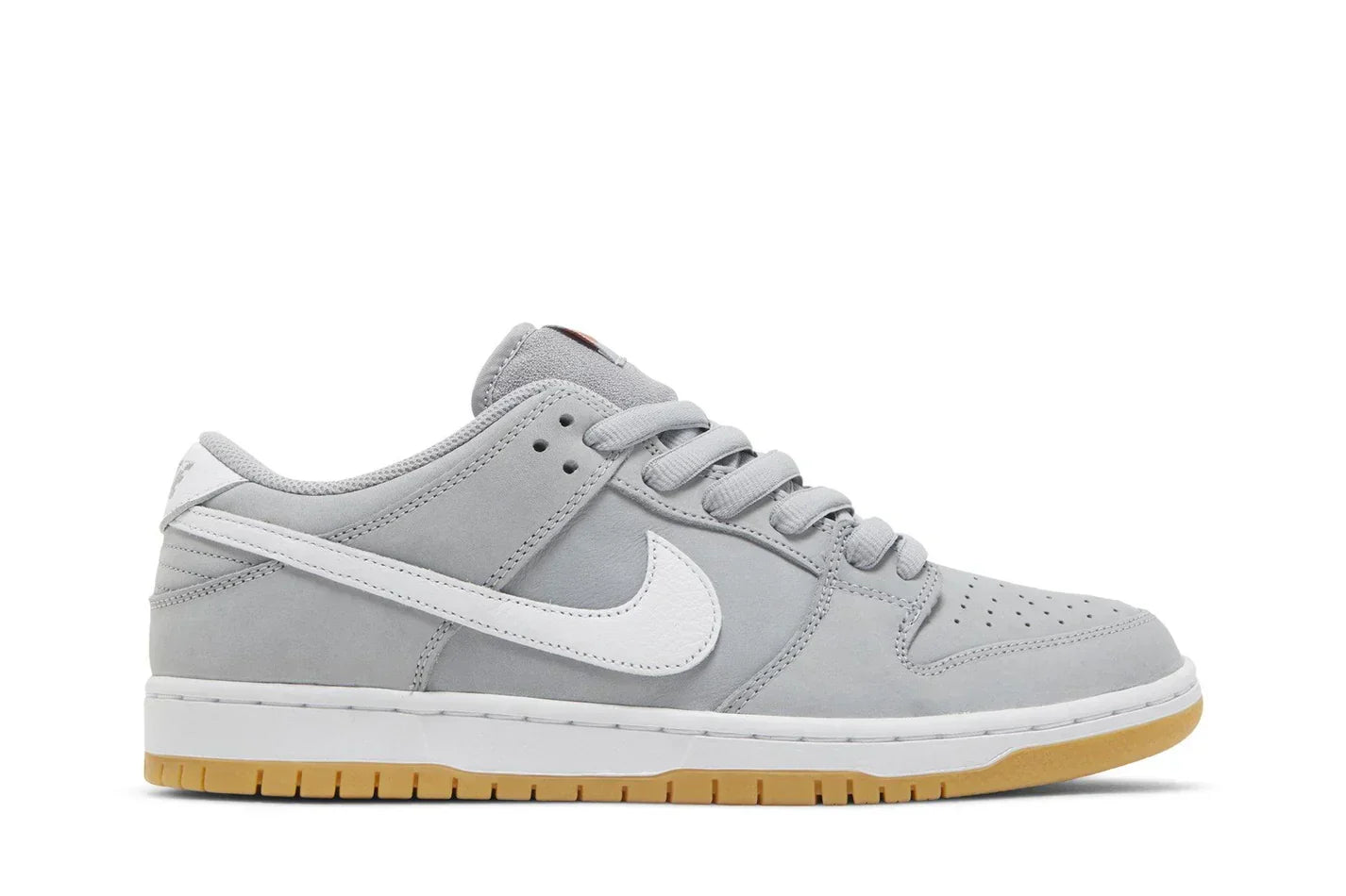 Tênis Nike SB Dunk Low Pro ISO Grey Gum Cinza vista superior