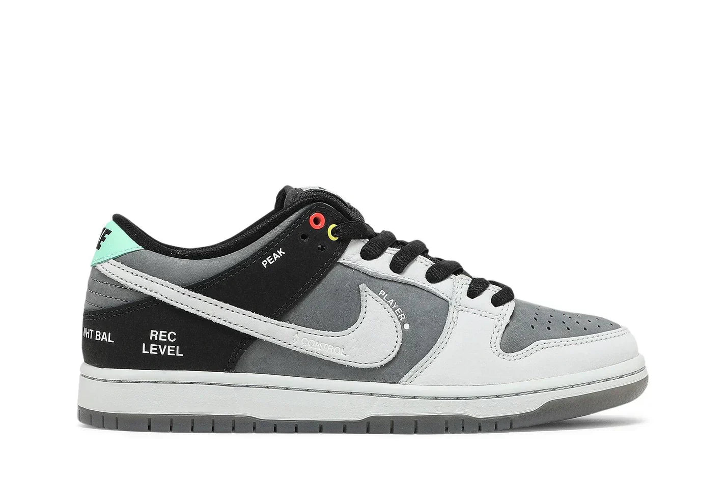 Tênis Nike SB Dunk Low VX 1000 Camcorder Cinza vista superior